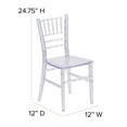 thumbnail image 4 of Emma + Oliver Child’s All Occasion Transparent Crystal Resin Chiavari Chair for Home or Home Based Rental Business, 4 of 10