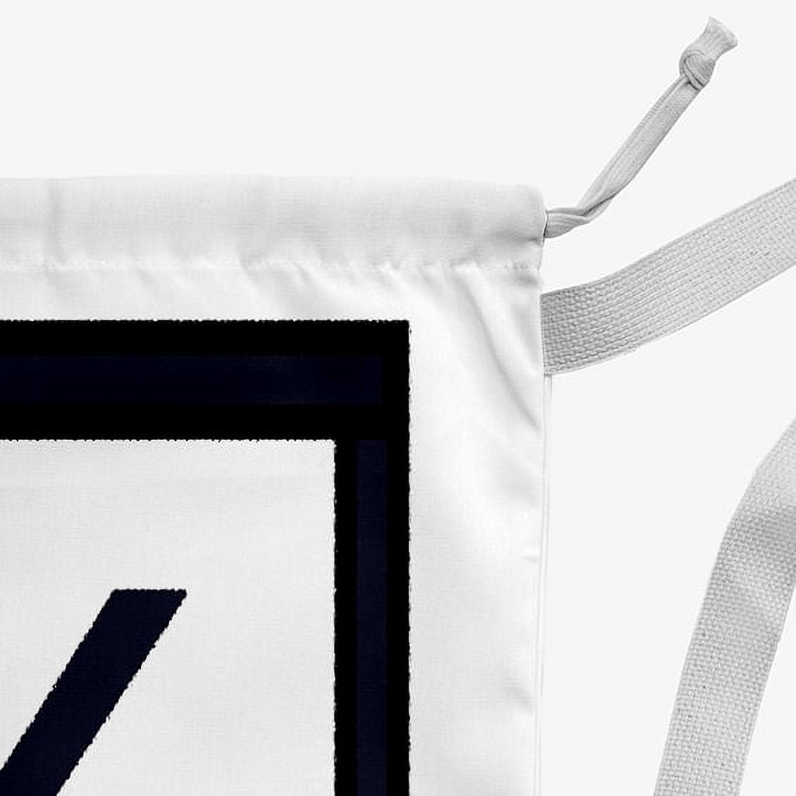 Simply Daisy Modern Monogram 28 x 36 in K Laundry Bag