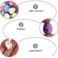 thumbnail image 4 of Visland 20pcs Artificial Bird Eggs Craft for Home Decor Garden Ornaments DIY Easter Decoration Fake Nest Eggs for Wedding Party Decorative Photography Prop Assorted Color, 4 of 6
