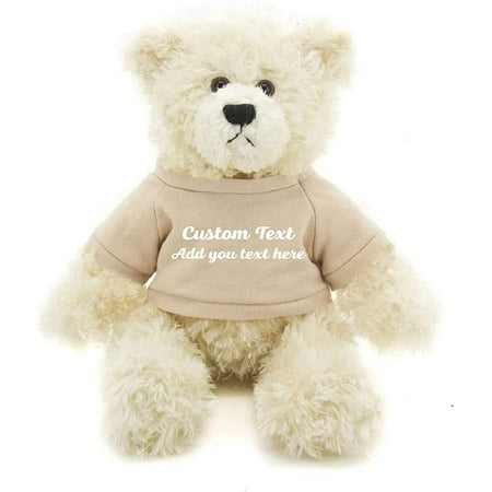 Made By Alien’s Cream Brandon Teddy Bear 12 Inch, Stuffed Animal Personalized Gift-for Mother’s Day, Valentine, Graduation, Birthday (Tan)