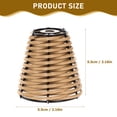 thumbnail image 2 of Rattan Light Shade Bamboo Coffee Light Diffusion Bathroom 1Set, 2 of 6