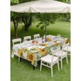 thumbnail image 4 of Outdoor Tablecloth with Umbrella Hole for Patio/Picnic/Party/Camping, Sunflower Waterproof Table Cloth Rectangle Table Cover Washable, Summer Eucalyptus Botanical Floral Retro (60"x 102"), 4 of 8