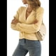thumbnail image 3 of Suéter Cárdigan de Otoño para Mujer, Tendencia de Moda, Top de Larga, Chaqueta Informal, Suéter con Botones para Vacaciones. Amarillo L, 3 of 8