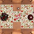 thumbnail image 3 of Linen Christmas Gingerbread Placemats Set of 4 Merry Christmas Xmas Winter Holiday Christmas Party Decorations and Supplies for Home Kitchen Dining Room Table-12×18'''', 3 of 6