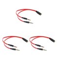 thumbnail image 4 of Bearachild 3.5mm Y Splitter 2 Jack a 1 Auriculares Micrófono Adaptador de audio Conector de cable rojo+blanco+azul 3piezas, 4 of 6