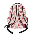 thumbnail image 3 of SEANATIVE Kids' School Backpack 17 Inch Large Capacity School Bag Book Bag Adjustable Shoulder Straps Casual Daypack for Elementary Middle School Boys Girls, Flower Pink Red, 3 of 7