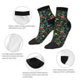 thumbnail image 5 of Pofeuu Mexican Flower 1 Print 30cm Socks, Adult Running Hiking Socks for Youth and Adult, 5 of 7