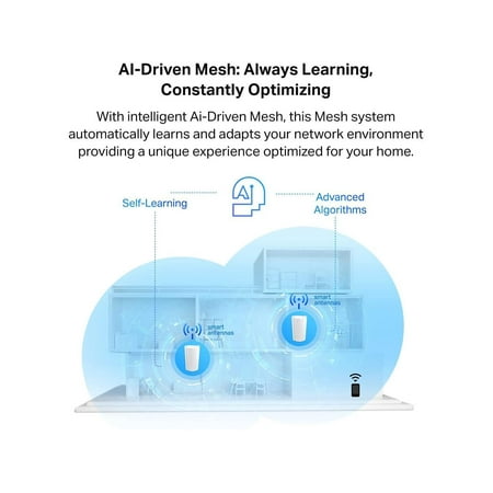 TP-Link - Deco X90 (2-pack) AX6600 Whole Home Mesh Wi-Fi 6 System - White