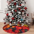 thumbnail image 5 of Pofeuu Marigold Flowers In Different Colors Print Christmas Tree Skirt, Merry Christmas Skirt Xmas Tree Ornaments for Xmas Holiday Party Decorations-48", 5 of 7