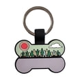 thumbnail image 2 of Placas de identificación personalizadas para mascotas: placas de identificación silenciosas de silicona ligera con grabado permanente para collar., 2 of 6