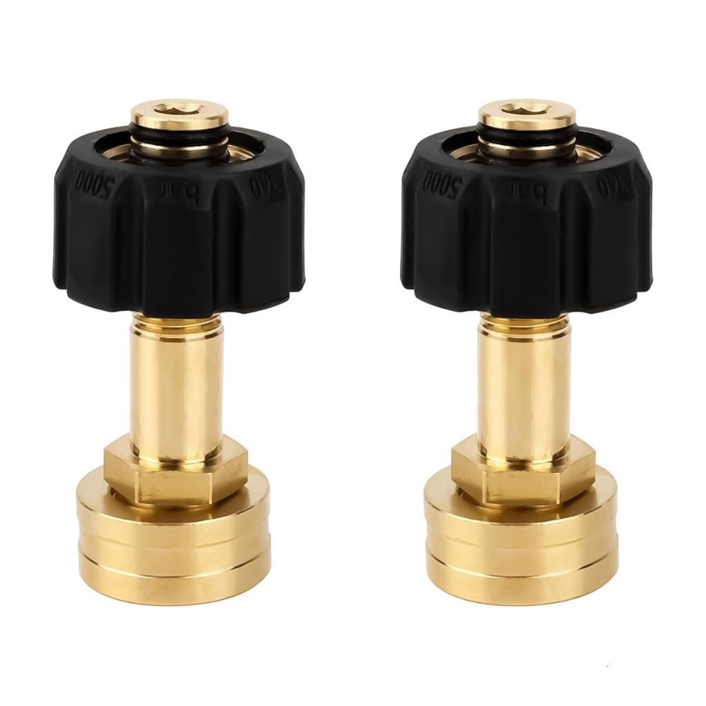 CEORPER Copper 3/4In Female Quick Connect Adapter For Pressure Washer Inlets M22-14mm Hose To Water Guns Coupling With Tape