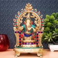 thumbnail image 5 of StatueStudio Ganesha Statue Temple Decor Lord Ganesh Murti Religious Showpiece Ganpati Idol Gift Item for Gift item for Diwali Pooja, Mandir, Home Decor and Office Table (7 X 5 X 11.5 Inch), 5 of 6