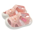thumbnail image 2 of Luogg Baby Shoes Boys And Girls Walking Shoes Comfortable And Fashionable Shoes Size 1-3 Months Pink, 2 of 5