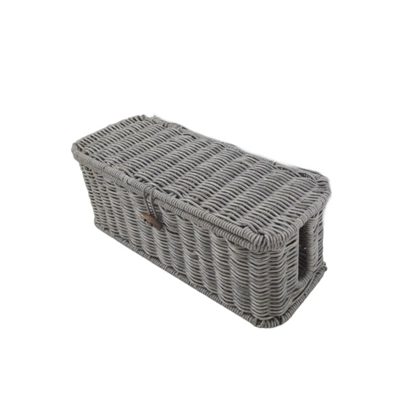 AOOOWER Portable PE Fabric Storage Crate With Flipping Top Design For Easy Access