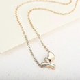 thumbnail image 5 of Collar de inicial delicado con forma de corazón diminuto yuxing 2 piezas para Mujer, 5 of 5