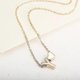 thumbnail image 5 of 2024 2pcs 2024 Fashion Tiny Heart Dainty Initial Necklace With Letter Name Choker Necklace For Women Pendant Jewelry Accessories Gift--V-Product code W, 5 of 5