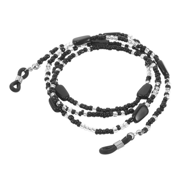 OUNONA Retro Beads Chain Eyeglass Holder Strap 1 Set Eyewear Retainer Sunglasses String Necklace Chain for Women