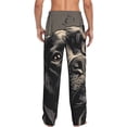 thumbnail image 3 of Daiia Vintage Dog Illustration Men's Sleep Pant with Pockets and Drawstring,Pajama Pants-Medium, 3 of 9