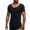 Black, variant on Ichuanyi Summer Tops,Clearance Fashion Personality Men's Casual Slim Short-sleeved Shirt Top Blouse
