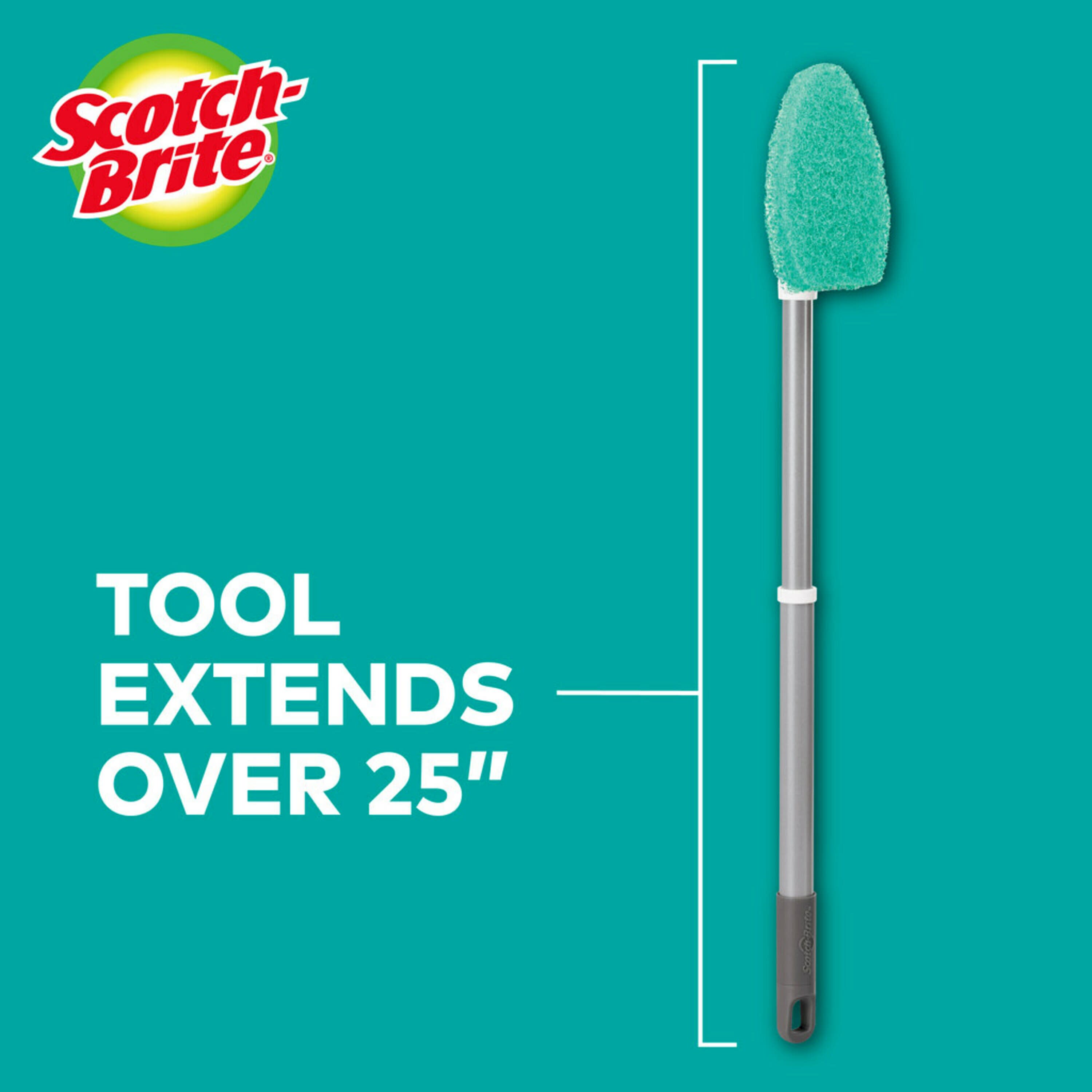 Scotch-Brite Shower and Tub Non-Scratch Scrubber w/ Extendable Handle - image 5 of 16