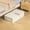 White#XL, variant on Euahivb Under Bed Large Capacity Fabric Clothes Storage Box with Zipper and Dual Handles, Low Profile Foldable Organizer Bin for Garments Quilts, Space Saving Bedroom Storage Container