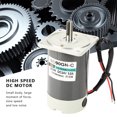 thumbnail image 3 of 1Pcs 90W DC Haute Vitesse Réglable Positif Moteur Métallique d'Inversion de Brosse 5D90GN-C 24V, 3 of 9