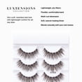 thumbnail image 4 of KISS Lash Couture LuXtensions Collection False Eyelashes, ‘Velvet’ - 1 Pair, 4 of 8