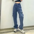 thumbnail image 3 of Pantalon en Jean 100% Coton pour Femme, 3 of 9