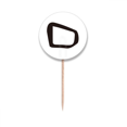 thumbnail image 1 of b inscription chinese surname character ding Toothpick Flags Round Labels Party Decoration, 1 of 3