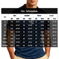 thumbnail image 3 of Garbnen Men's Polo Shirts Short Sleeve Collared Men's Golf Shirts Casual Color Block Breathable Business Sports Mens Workout Shirts L, 3 of 5