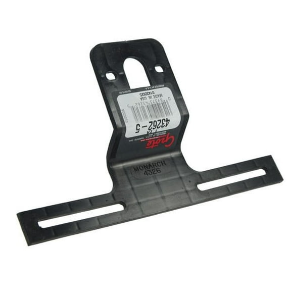 Grote Industries License Plate Bracket 43262-5 Black; Plastic