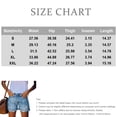 thumbnail image 3 of LWavelet Women's Distressed Cuffed Denim Shorts High Waisted Casual Summer Shorts for Daily Vacation Sky Blue XL, 3 of 9