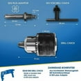 thumbnail image 2 of Quick Release SDS-Plus Chuck Adapter with Tightening Wrench, 2 of 5