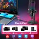 thumbnail image 2 of Micrófono USB ZealSound BKD-12 para iPhone iPad PC con RGB, 2 of 8