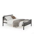 thumbnail image 4 of Topcobe Full Bed Frames, Wood Platform Mattress Foundation with Slat Support, No Box Spring Needed Platform Bed with Headboard, Easy Assembly, 4 of 6