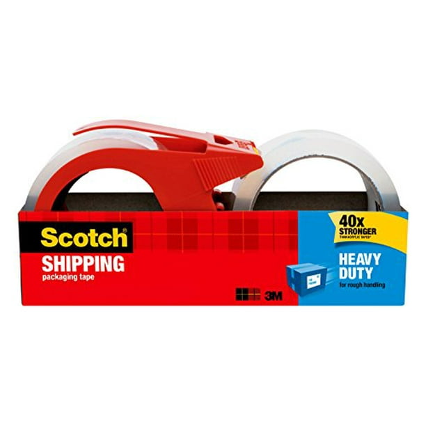 Scotch® Heavy Duty Shipping Packaging Tape 3850, 1.88 in x 54.6 yd (48 mm x  50 m)