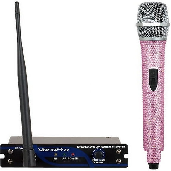 VocoPro PA System UHF-18-DIAMOND-9N-PINK