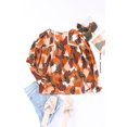 thumbnail image 1 of POGLIP Blouse à Manches Longues Imprimée Abstraite pour Femme, 1 of 6