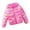 a-Hot Pink99, variant on VNKIDY Boys Jacket Girls Metallic Shine Zip Up Hooded Jacket Packable Warmth Padded Windproof Winter Fashionable Coat