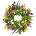 thumbnail image 1 of Decorative Wreaths Spring Wreaths For Front Door 17.7 Inch Spring Floral Door Wreath For All Seasons Home Decoration For Wall Door And Outside Indoor Wall Wreaths, 1 of 8