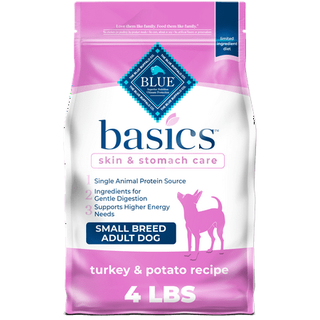 UPC 859610005789 product image for Blue Buffalo Basics Small Breed Dry Dog Food  Turkey & Potato  4-lb. Bag | upcitemdb.com