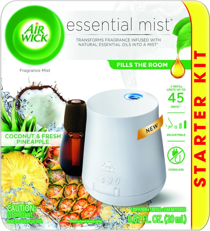 Air Wick Essential Mist Starter Kit Diffuser Refill Coconut And 
