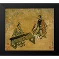 thumbnail image 2 of Hongshou, Chen 17x15 Black Modern Framed Museum Art Print Titled - Playing The Qin For a Friend, 2 of 5