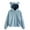 Light Blue, variant on Krdevn Bear Ear Hoodie - Women's Pullover with Cute Ears, Warm Loose Fall Sweatshirt for Casual Outfits, Size for 3XL