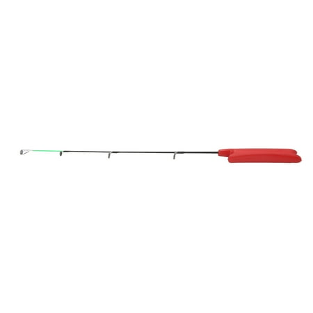 Ultra Short Fiberglass Ice Fishing Rod Solid Rod Slightly Winter Fishing Rod for Freshwater Saltwater Rawiri