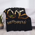 thumbnail image 3 of Fuzoiu 2025 And Merry Christmas Print Flannel Blanket,Throw Blanket,Flannel Home Decor,Fleece Bed Blankets,Cozy Soft Blanket for Bed, Sofa, Camping, and Travel-80"x60", 3 of 6