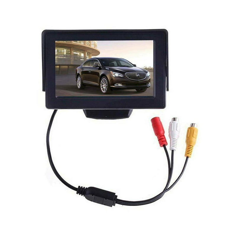 eRapta Ert03 1080p Wireless Backup Camera with Monitor for Car Pickup Truck Hitch Sedans Back Up Reversing Rear Front View Parking Camera Strong