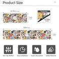 thumbnail image 3 of Yayeee Faucet Mat for Kitchen Sink 30" Diatomite Long Splash Guard Pad, Black Flowers Pattern, 2 Pack, 3 of 7