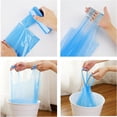 thumbnail image 3 of Leakproof Multipurpose Trash Bags, Recycled Garbage Bags With Eco Friendly Design, Leakproof Bottom For Safe Disposal, 100 Counts (Blue), 3 of 5