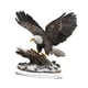 thumbnail image 5 of Acrílico Eagle Ornament 2D Flat Sign Flat Diy Unication atractivo fácil de instalación con base para el estante de visualización, 5 of 8